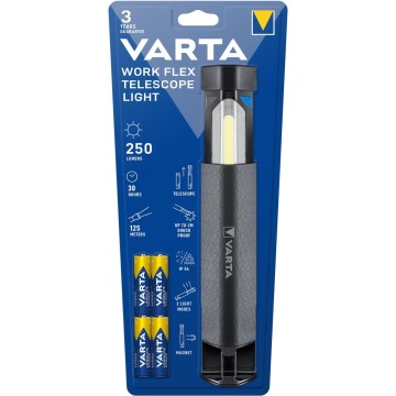 Varta 18646101421 - LED Baterka WORK FLEX LED/4xAA IP54