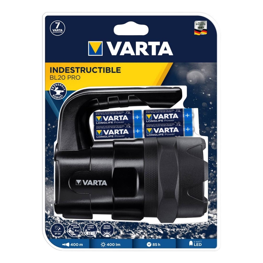 Varta 18751 - LED Baterka LED/6W/6xAA IP54