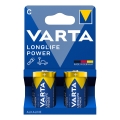 Varta 4914121422 - 2 ks Alkalické batérie LONGLIFE POWER LR14/C 1,5V