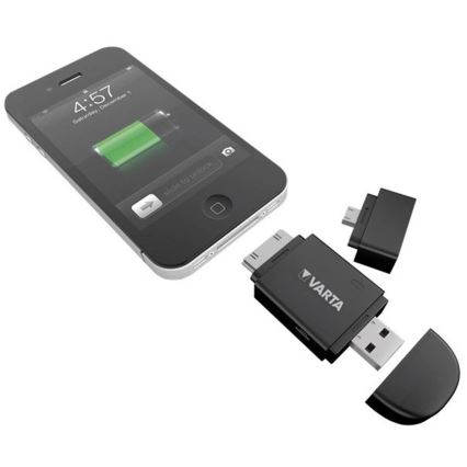 Varta 498628 - Power bank MINI POWERPACK Micro-USB/Apple 30-pin 400 mAh