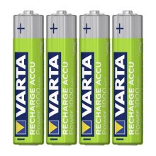 Varta 5703301404 - 4 ks Alkalická batéria RECHARGE  AAA  1,2V