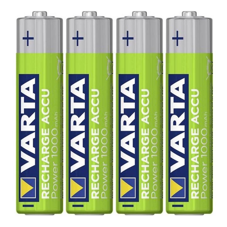 Varta 5703301404 - 4 ks Alkalická batéria RECHARGE  AAA  1,2V