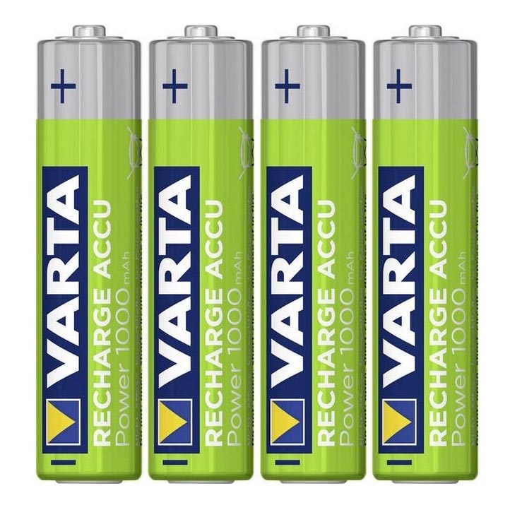 Varta 5703301404 - 4 ks Alkalická batéria RECHARGE  AAA  1,2V