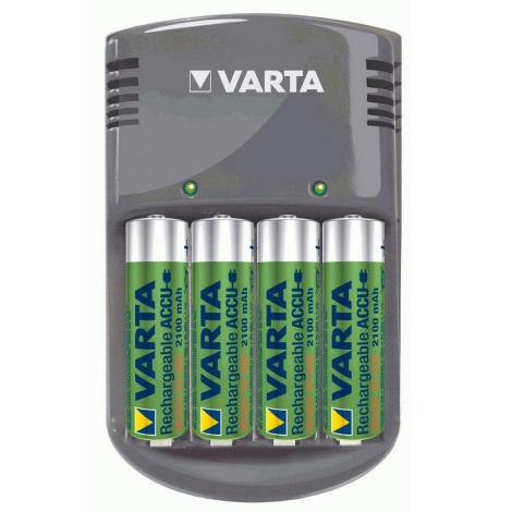 Varta 57617 - Nabíjačka batérií QUATRO 4xAA/AAA 2100mAh 230V