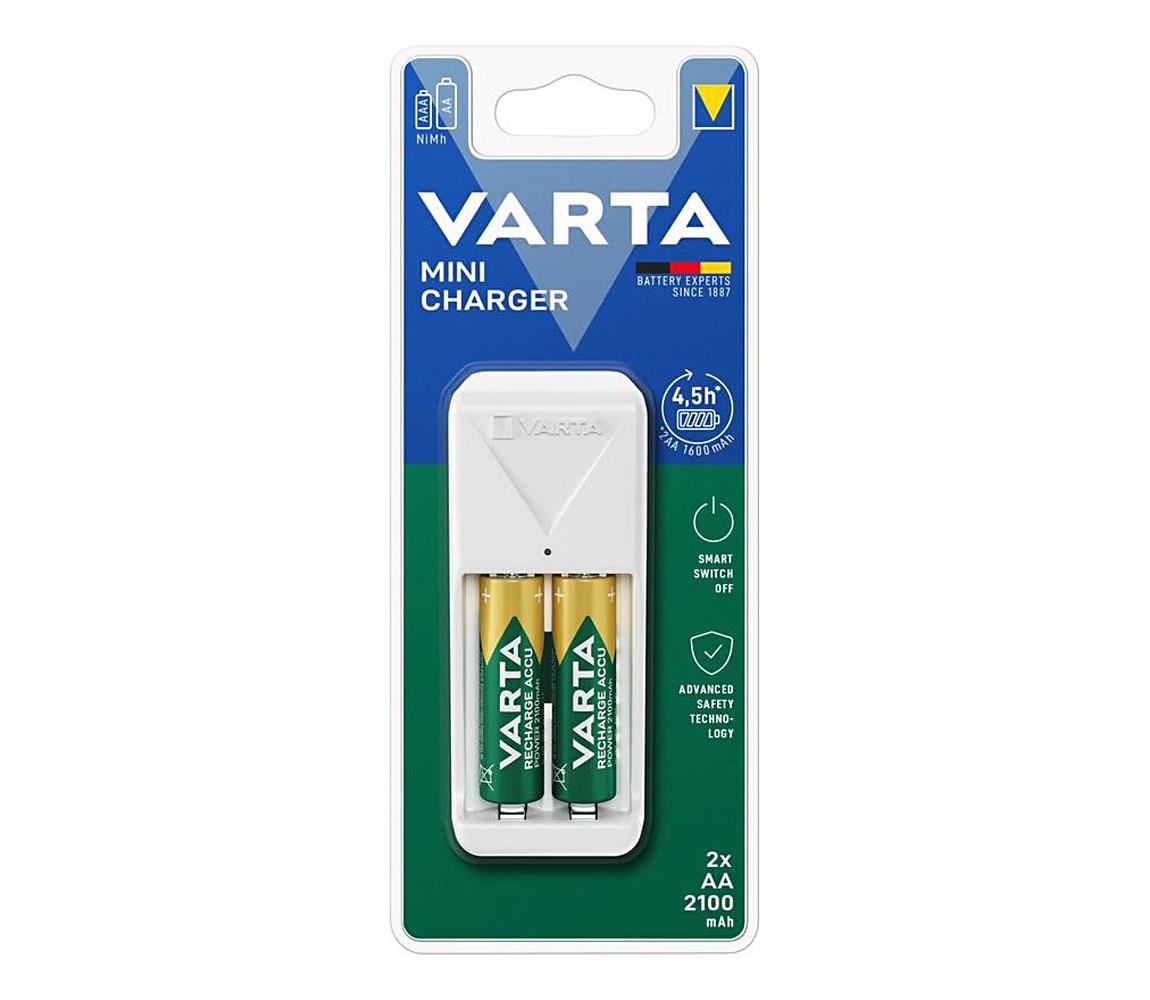 Varta 57656101451 - Nabíjačka batérií 2xAA/AAA 2100 mAh 230V 57656101451