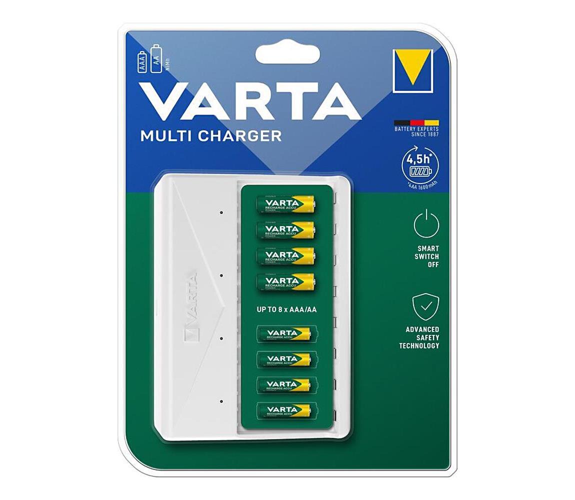 Varta 57659101401 - Nabíjačka batérií 8x AA/AAA 5V 57659101401