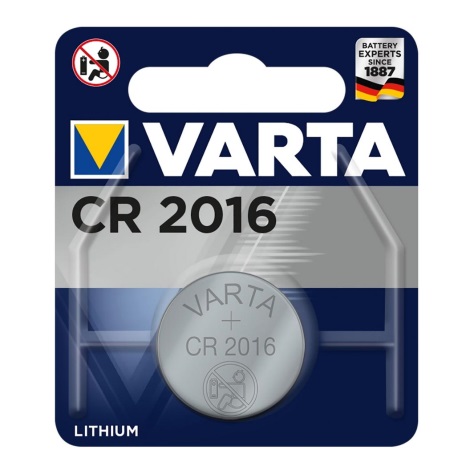 Varta 6016 - 1 ks Líthiová batéria CR2016 3V