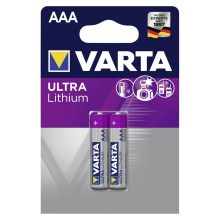Varta 6103301402 - 2 ks Líthiová batéria ULTRA AAA 1,5V