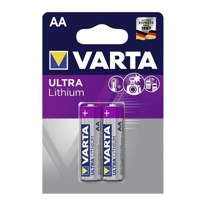 Varta 6106 - 2 ks Lithiová batéria PROFESSIONAL AA 1,5V