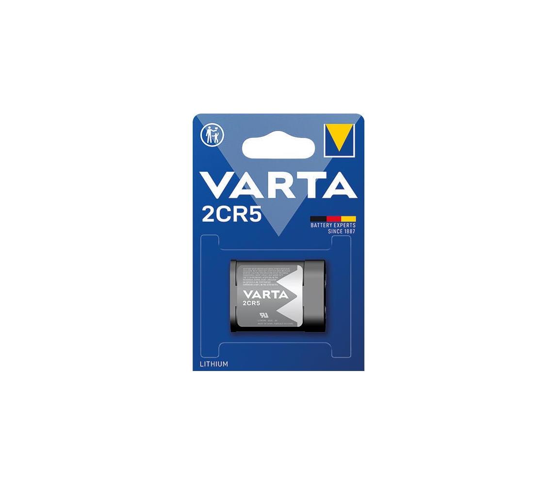 Varta 6203301401 - 1 ks lítiová batéria 2CR5 6V 1400 mAh 6203301401