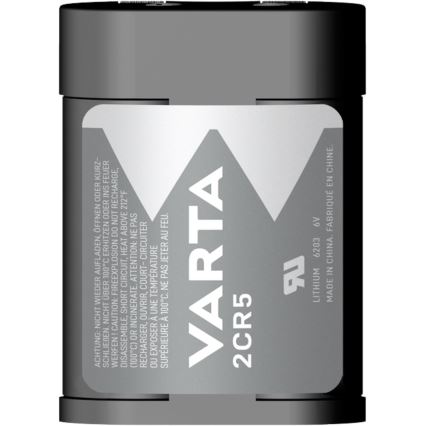Varta 6203301401 - 1 ks lítiová batéria 2CR5 6V 1400 mAh