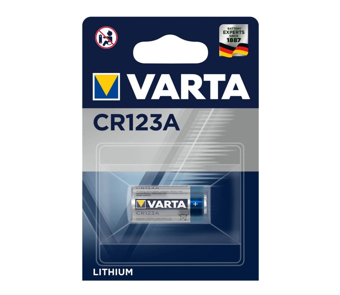 Varta 6205 - 1 ks Lítiová batéria PHOTO CR123A 3 V 6205301401
