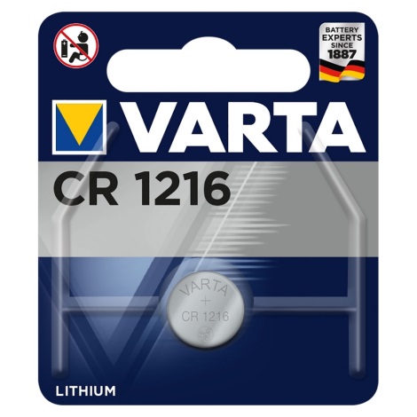 Varta 6216 - 1 ks Líthiová batéria CR1216 3V