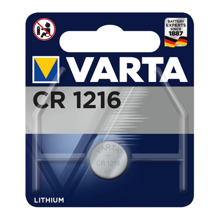 Varta 6216 - 1 ks Lithiová batéria CR1216 3V