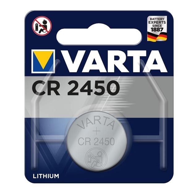 Varta 6450 - 1 ks Líthiová batéria CR2450 3V