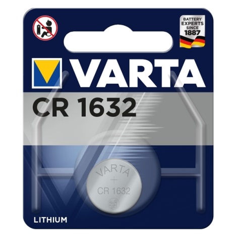 Varta 6632 - 1 ks Líthiová batéria CR1632 3V