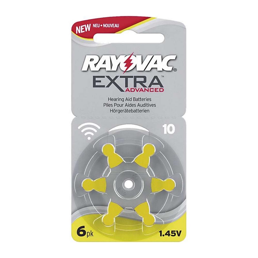 Varta Rayovac 40000 - 6 ks Batéria do naslúchadiel 10 1,45V