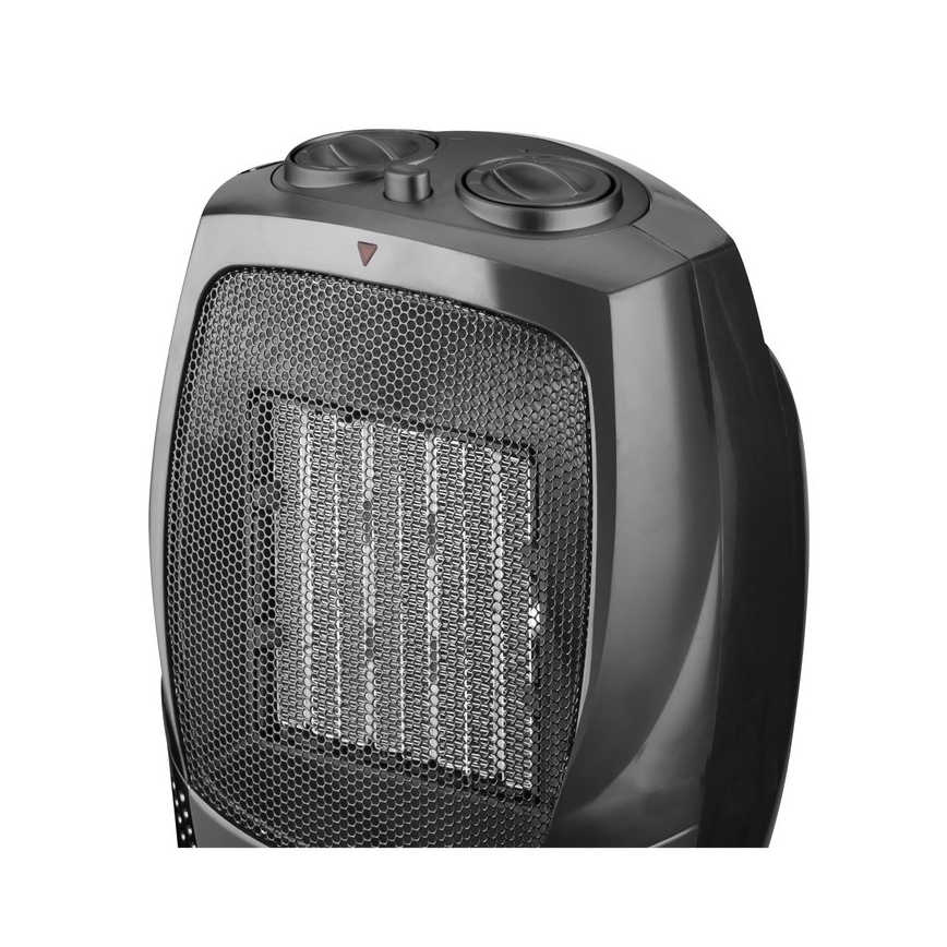 Ventilátor s keramickým ohrievacím telesom RIN 1500W/230V čierny
