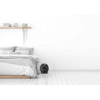 Ventilátor s výhrevným telesom 1000/2000W/230V čierna