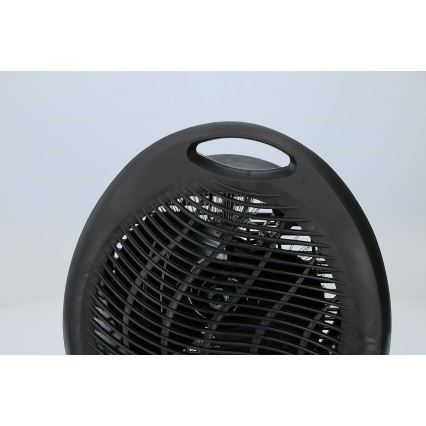 Ventilátor s výhrevným telesom 1000/2000W/230V čierna