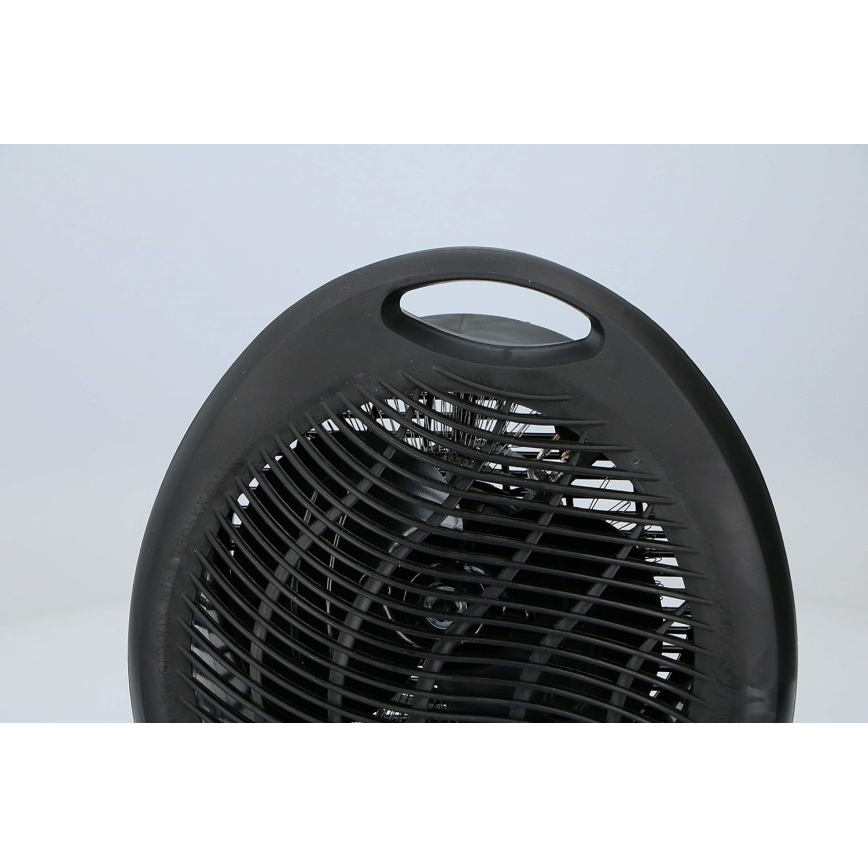 Ventilátor s výhrevným telesom 1000/2000W/230V čierna
