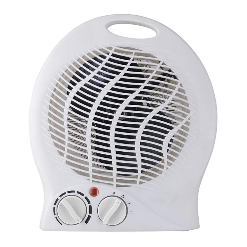 Ventilátor s vykurovacím telesom 1000/2000W/230V biela