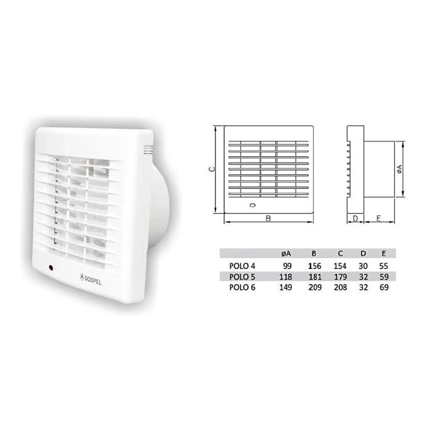 Ventilátor VENTS 5/AŽ