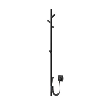 Vertaduro - Elektrický sušiak na uteráky MEDA 37W 118x16 cm čierny