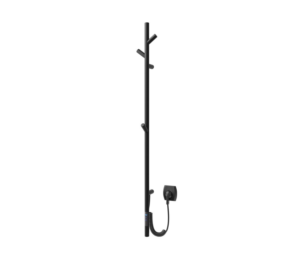 Vertaduro - Elektrický sušiak na uteráky MEDA 37W 118x16 cm čierny DAXI11800160TK51-8410