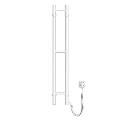Vertaduro - Elektrický sušiak na uteráky VEO 46W/230V 100x16 cm IP44 biela pravá