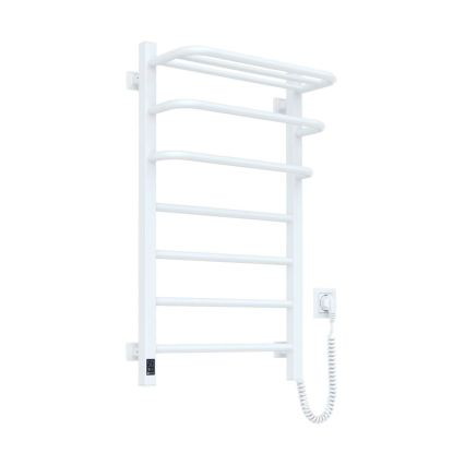 Vertaduro - Elektrický sušiak na uteráky s termostatom DOR 155W/230V 80x48 cm IP44 biela pravá