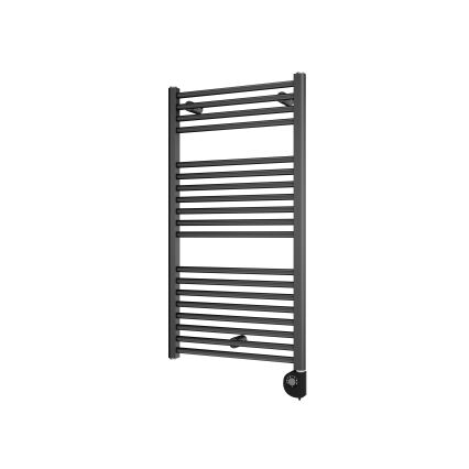 Vertaduro - Kúpeľňový radiátor DENISE s termostatom, 400 W, 94 × 50 cm, antracit