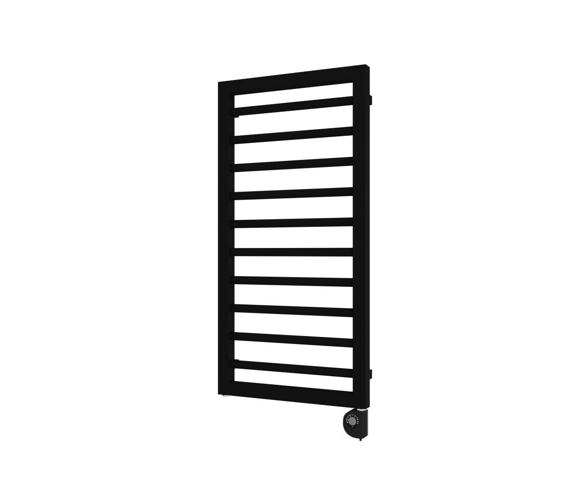 Vertaduro - Kúpeľňový radiátor s termostatom ADEL 400W 100x50 cm čierna DHEL10060500MKF3-8406