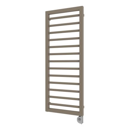Vertaduro - Kúpeľňový radiátor s termostatom ADEL 600 W 128x50 cm taupe