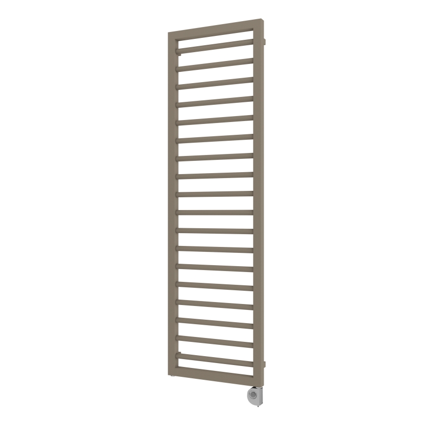 Vertaduro - Kúpeľňový radiátor s termostatom ADEL 600 W 172x50 cm taupe