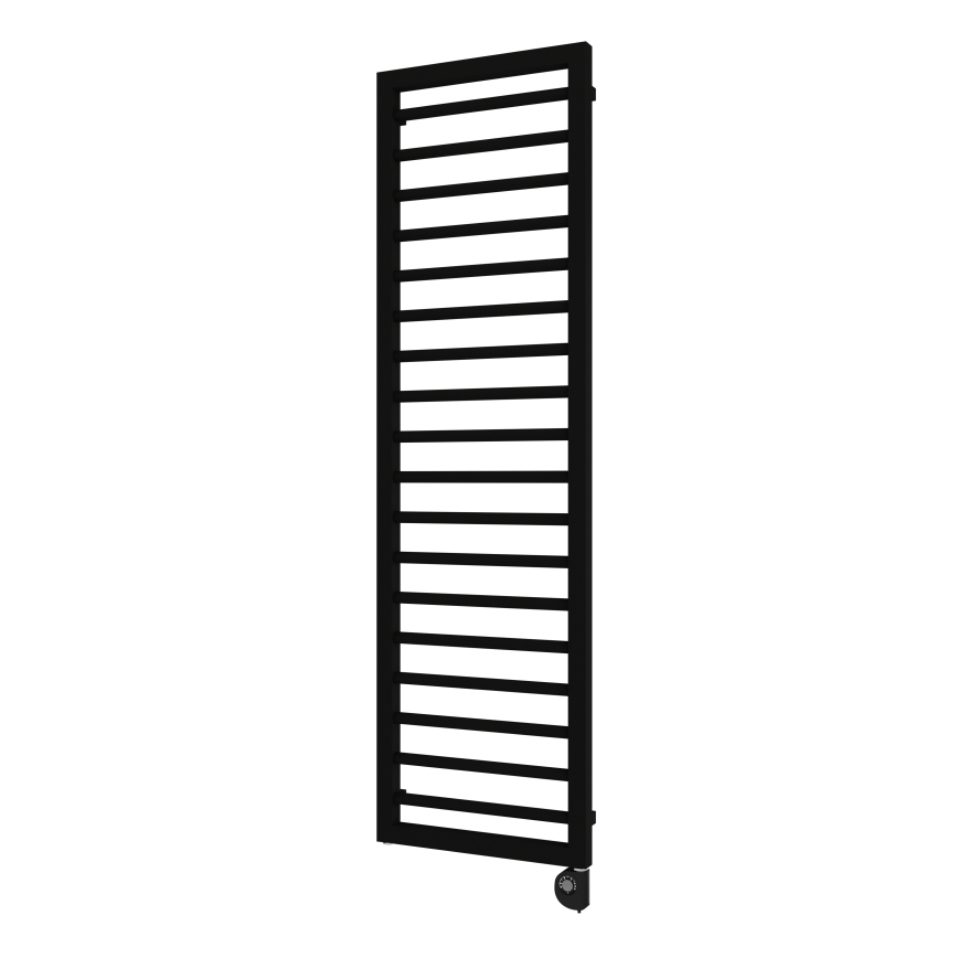Vertaduro - Kúpeľňový radiátor s termostatom ADEL 600W 172x50 cm čierna