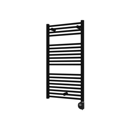 Vertaduro - Kúpeľňový radiátor s termostatom DENISE 400W 94x50 cm čierna
