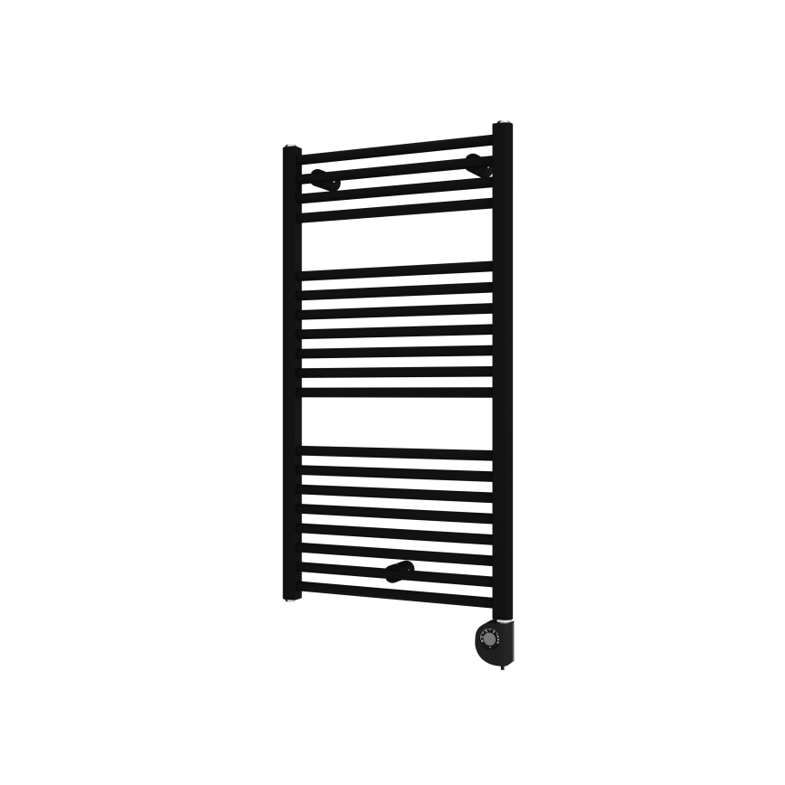 Vertaduro - Kúpeľňový radiátor s termostatom DENISE 400W 94x50 cm čierna