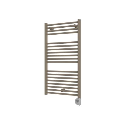 Vertaduro - Kúpeľňový radiátor s termostatom DENISE 400W 94x50 cm taupe