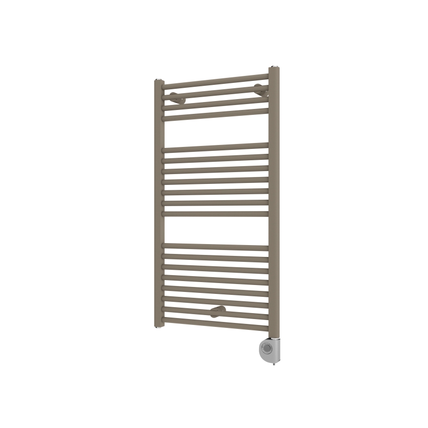 Vertaduro - Kúpeľňový radiátor s termostatom DENISE 400W 94x50 cm taupe