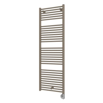 Vertaduro - Kúpeľňový radiátor s termostatom DENISE 600 W 154 x 50 cm taupe