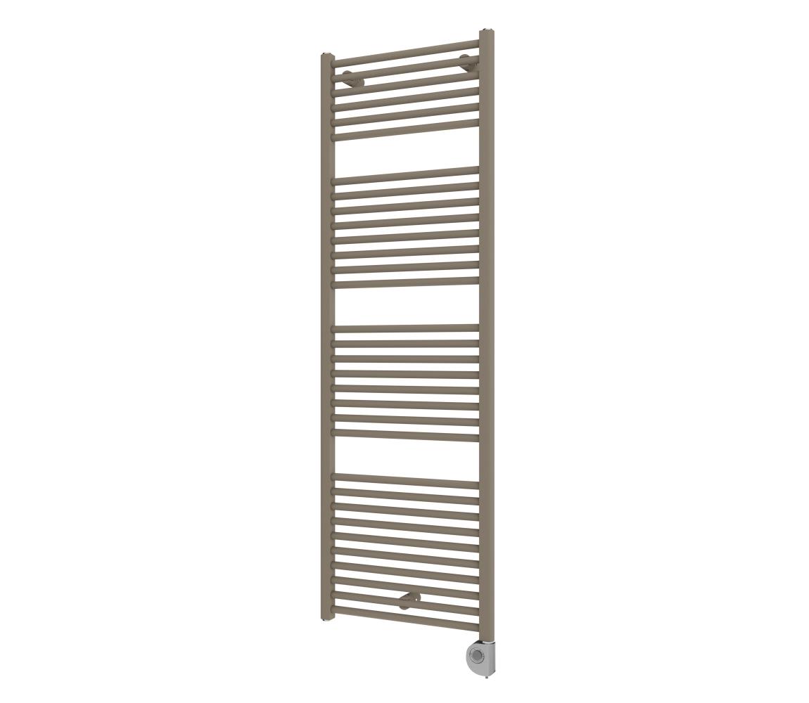 Vertaduro - Kúpeľňový radiátor s termostatom DENISE 600 W 154 x 50 cm taupe DGRE15350500MKK8-8404