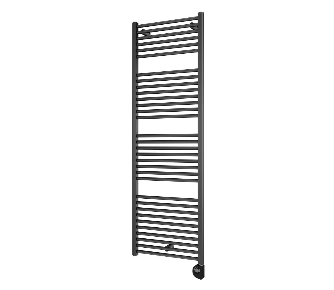 Vertaduro - Kúpeľňový radiátor s termostatom DENISE 600W 154x50 cm antracit DGRE15350500MK61-8404