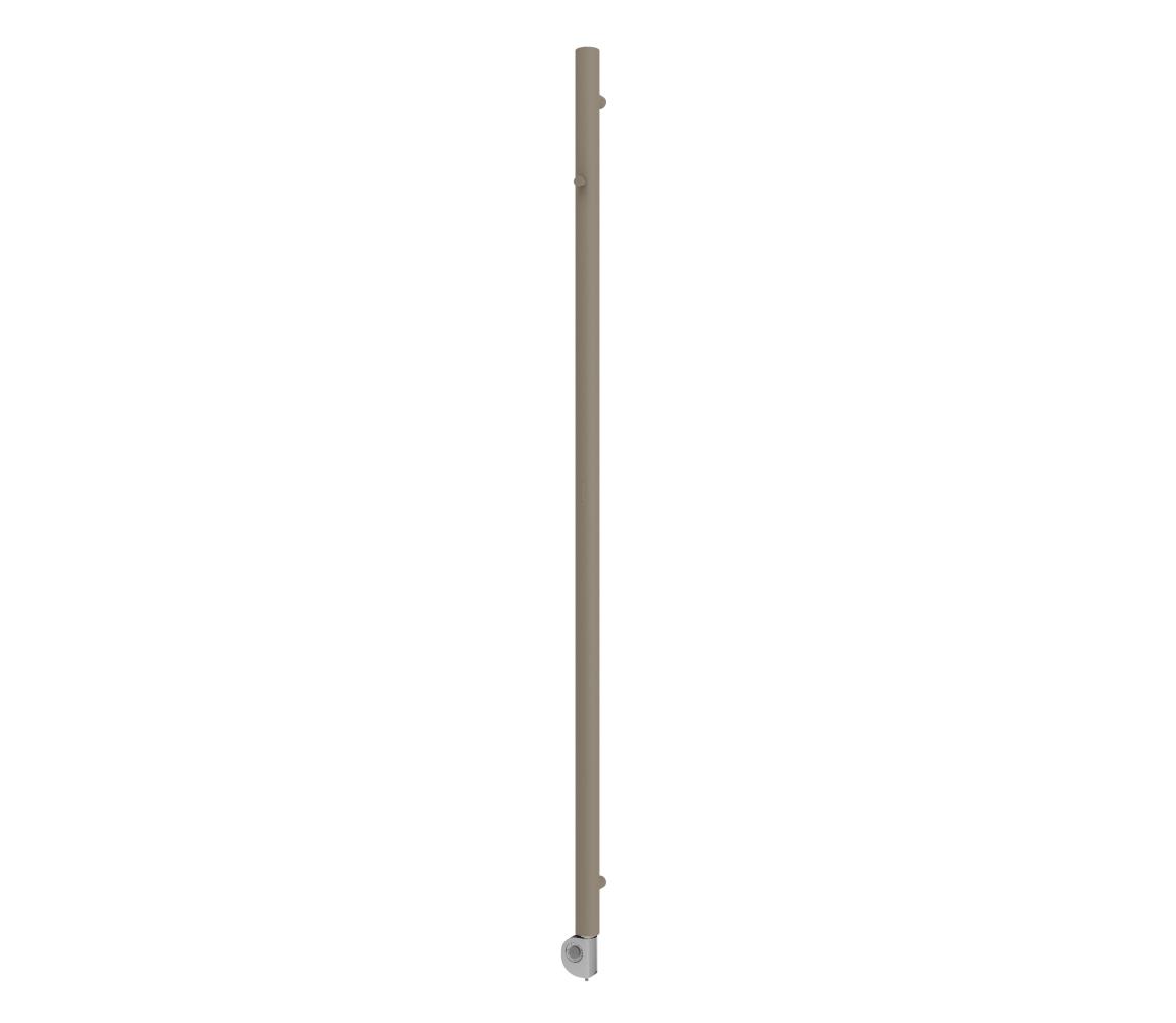 Vertaduro - Kúpeľňový radiátor s termostatom ERDA 400W 180x5 cm taupe DAKO18000050MKK8-8401