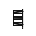 Vertaduro - Kúpeľňový radiátor s termostatom LUCY 400 W 73 x 50 cm čierny