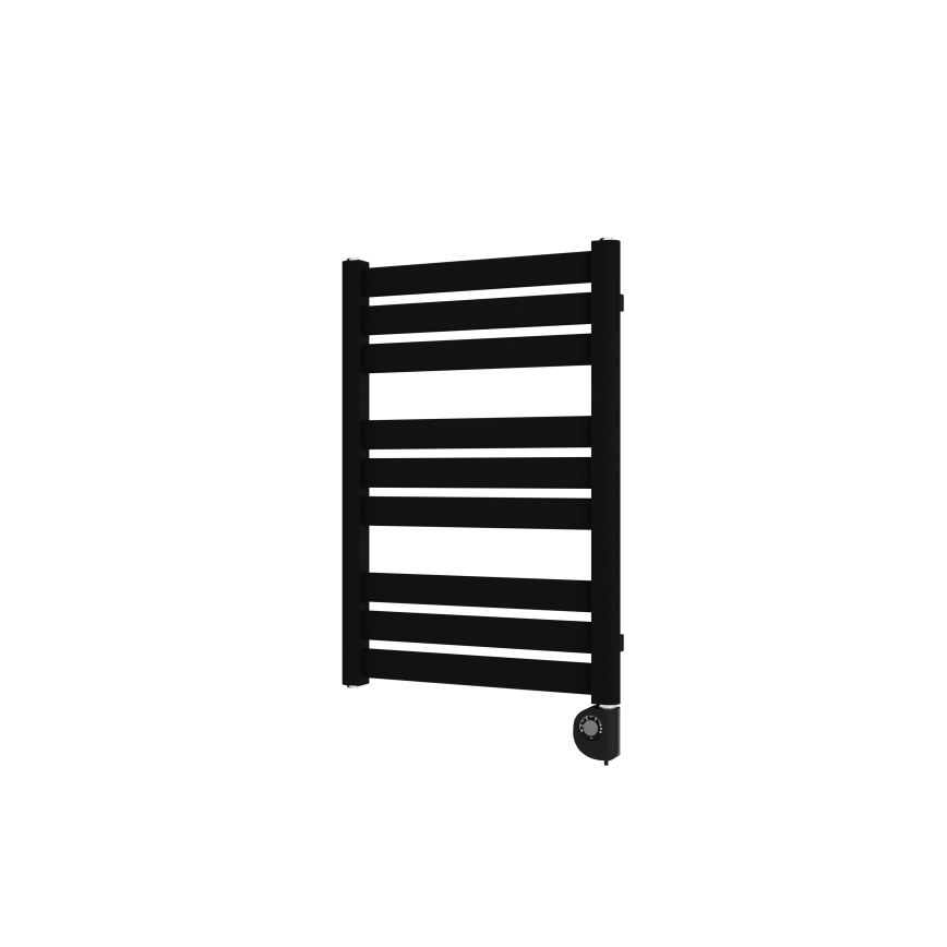 Vertaduro - Kúpeľňový radiátor s termostatom LUCY 400 W 73 x 50 cm čierny