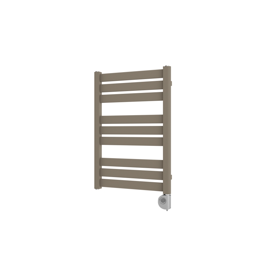 Vertaduro - Kúpeľňový radiátor s termostatom LUCY 400W 73x50 cm taupe