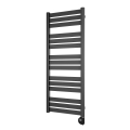 Vertaduro - Kúpeľňový radiátor s termostatom LUCY 600W 125x50 cm antracit