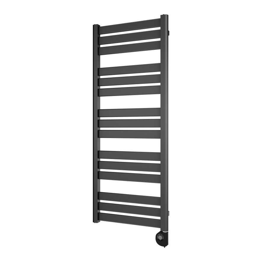 Vertaduro - Kúpeľňový radiátor s termostatom LUCY 600W 125x50 cm antracit