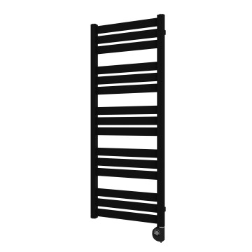 Vertaduro - Kúpeľňový radiátor s termostatom LUCY 600W 125x50 cm čierna